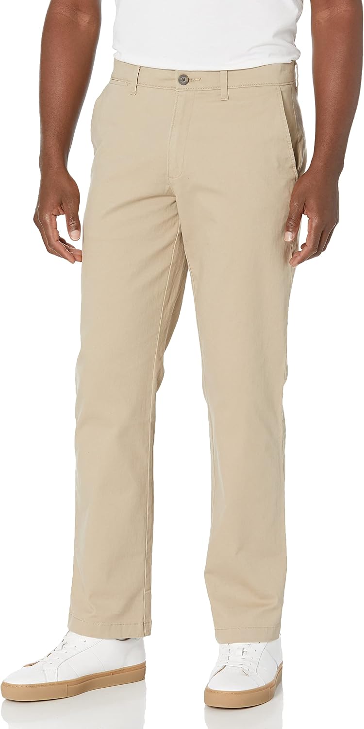 Men's Straight-Fit Casual Stretch Chino Pant