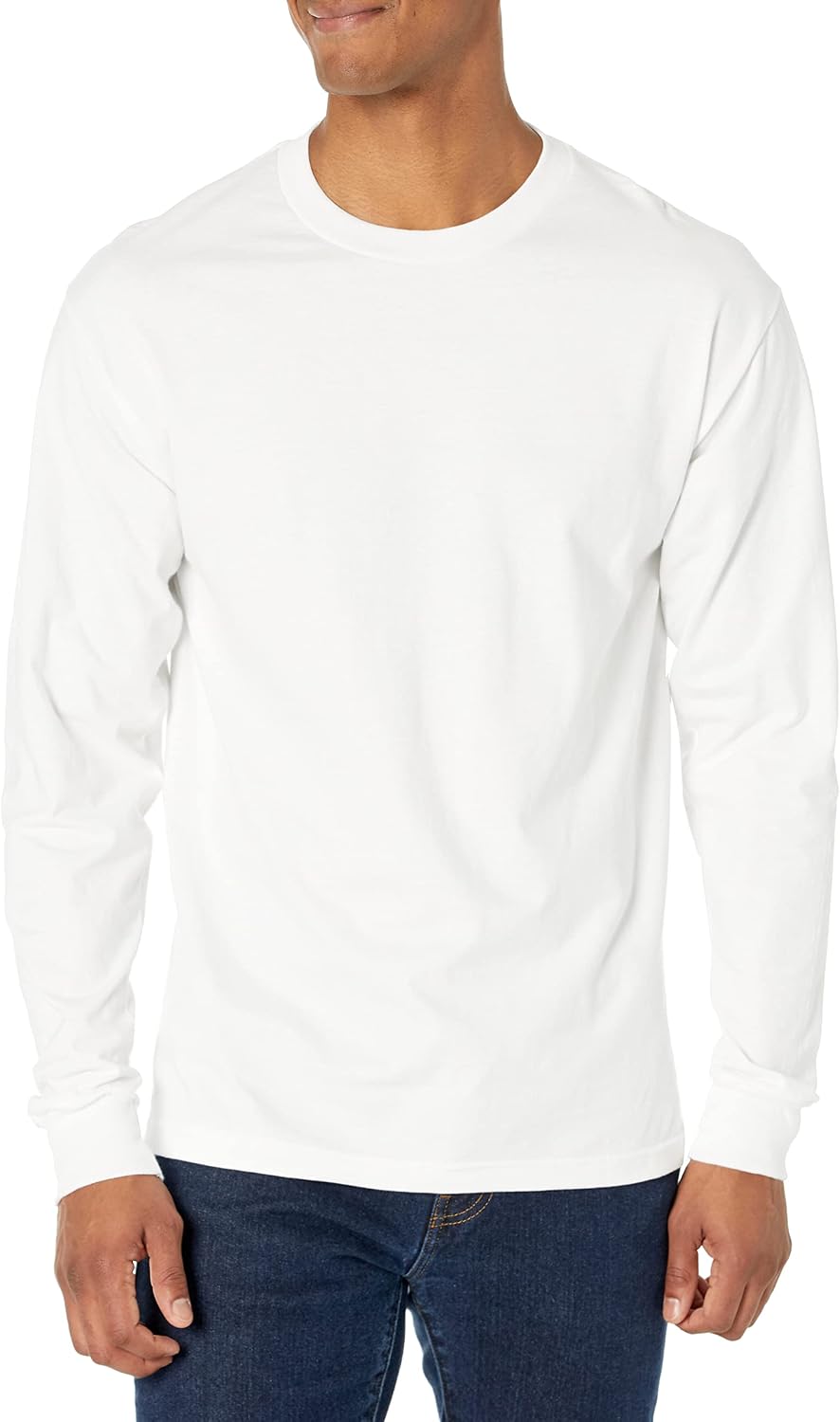 Men's Beefy Long Sleeve Shirt (1 and 2 Pack Option)